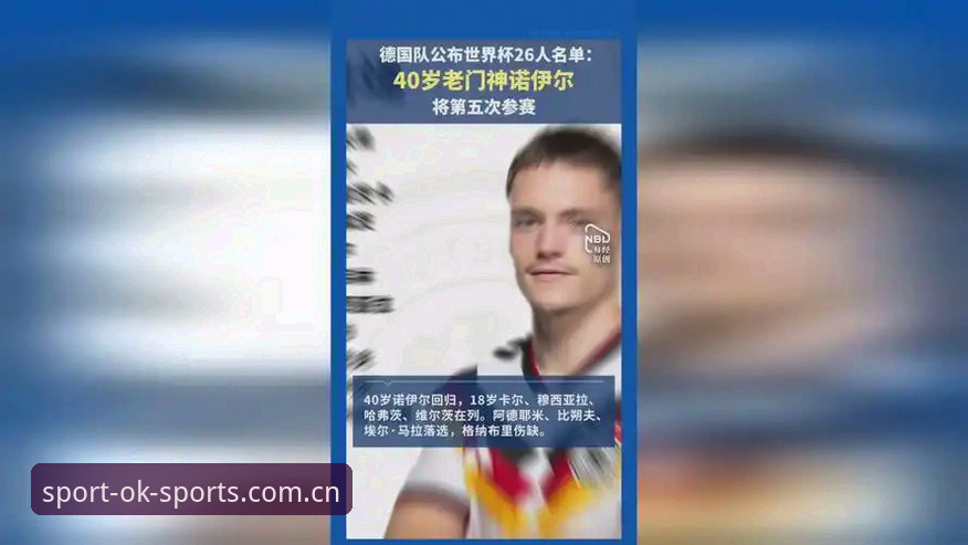 德国队世界杯名单深度解读：诺伊尔回归与卡尔入选的观赛指南